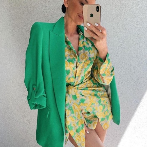 Zara floral print wrap dress - Picture 5 of 12